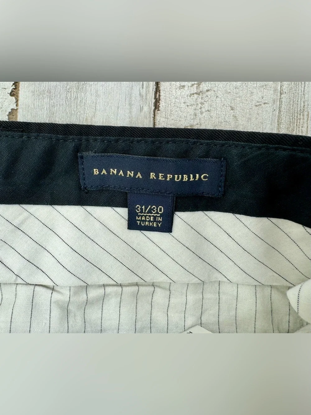 Banana Republic Men's 31x29 Tailored Straight Fit Wool Dress Pants Flat